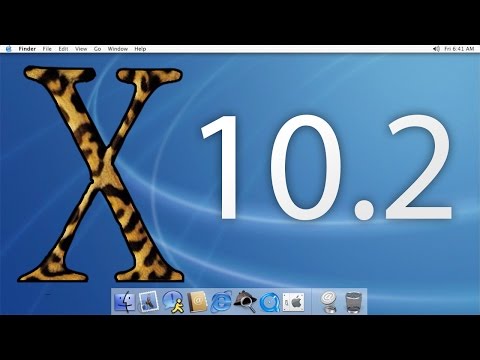 Mac OS X 10.2 (Jaguar) Demo