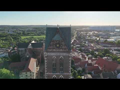 St-Marien-kirchturm Wismar #dji #Sommer 