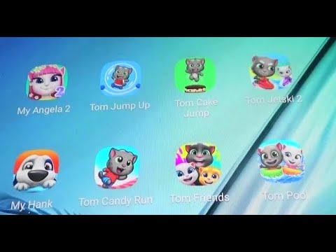 My Talking Angela 2, Tom Jump Up, Tom Cake Jump, Tom Jetski 2, My Hank, Tom Pool and Others