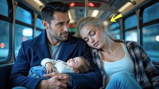 Struggling Single Mom Falls Asleep On A CEO's Shoulder On A Bus, But Wakes Up Shocked When He…