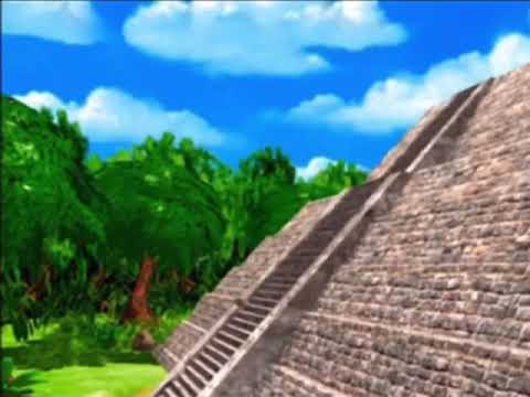 Flying Rock Falls off Pyramid and Breaks Apart