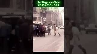 Así era Santiago de Chile en los años 70