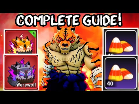 Blox Fruits HALLOWEEN UPDATE COMPLETE GUIDE! CANDY CORN, THROWABLE POTIONS, TIGER REWORK, WEREWOLF