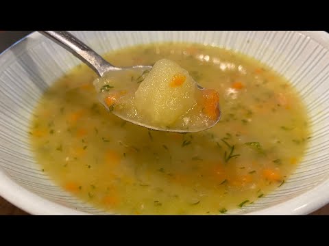 Dill and Potato Soup | No Cream | City Foodie Farm