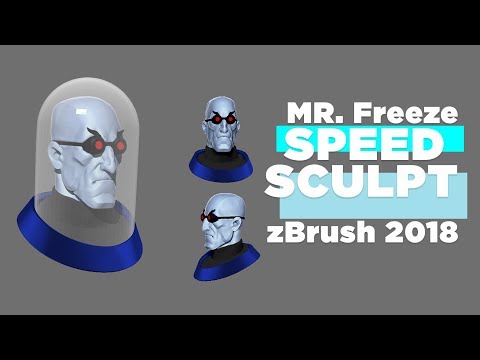 Mr. Freeze Speed Sculpt zBrush 2018