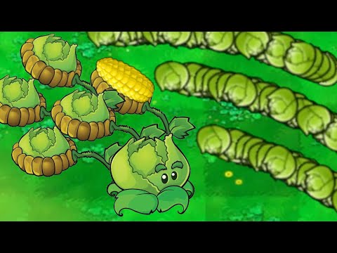 Plants vs Zombies Hack 1 Cabbage pult vs 99999 All Zombies | MrongerPvZ