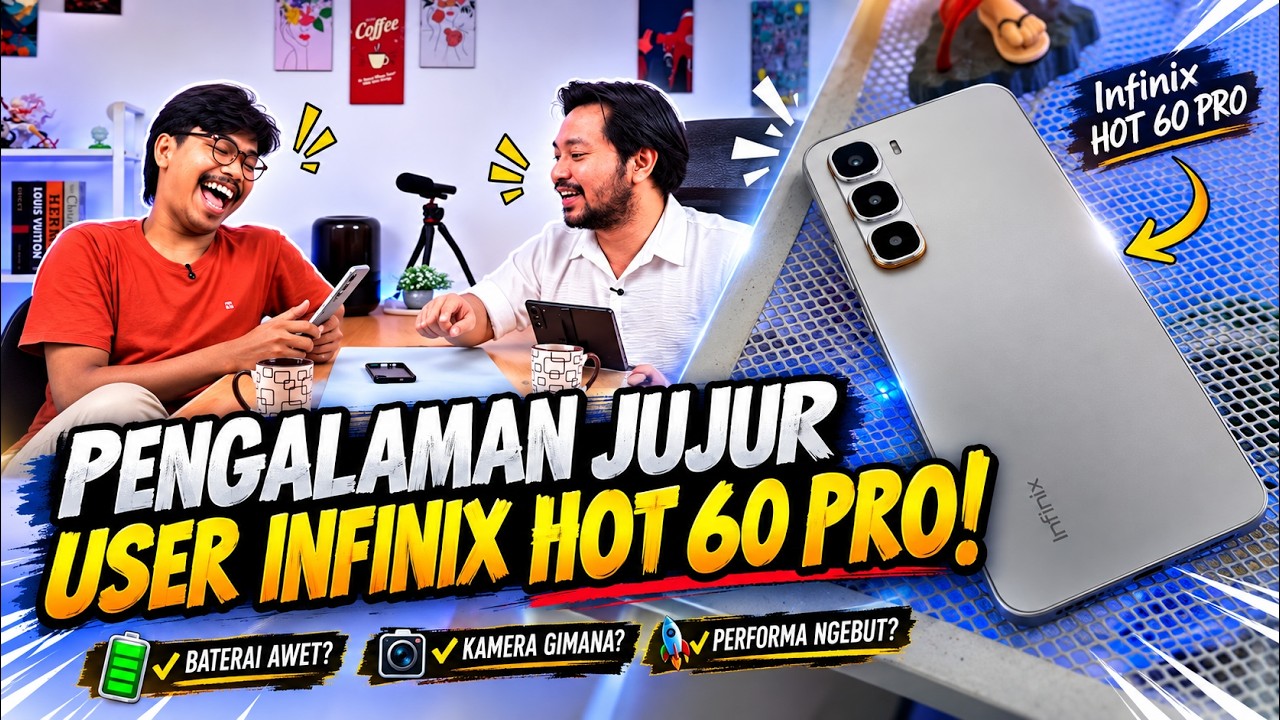 Ternyata HP Murah Doang Bisa Bikin Betah⁉️ In My Opinion: Infinix HOT 60 Pro User