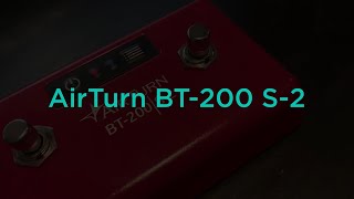 Video thumbnail for Using the AirTurn BT-200 S-2 with OnSong by OnSong App