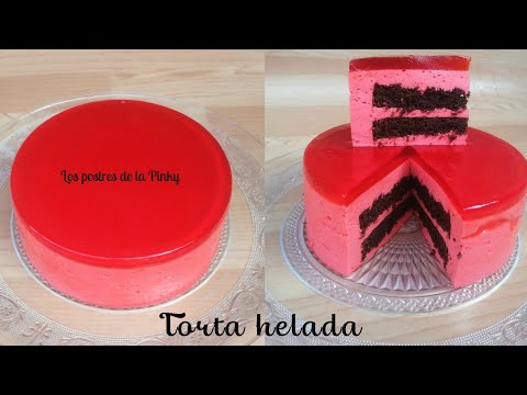 TORTA HELADA PERUANA con BIZCOCHUELO DE CHOCOLATE - Los postres de la Pinky
