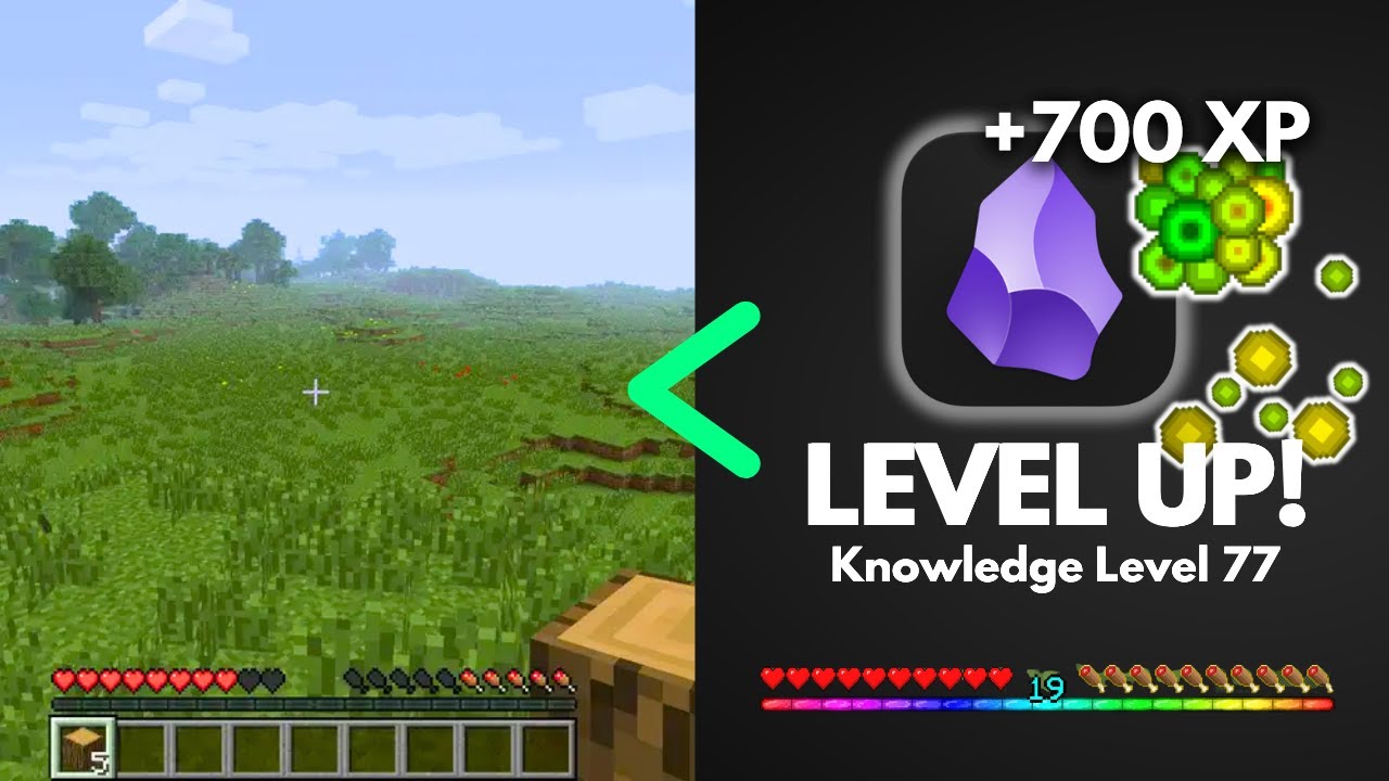 I Gamified Obsidian To Make Notemaking More Fun Than Minecraft