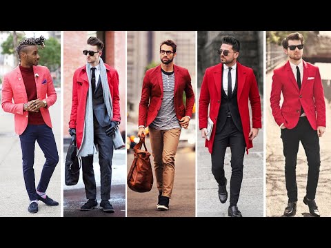 Sexiest Red Blazers Outfit For Men 2021 | Best Red...