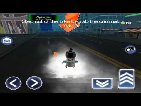 Police Hover Bike: Crime City Video