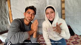 From Gaza.A simple gift… but its story is heartbreaking