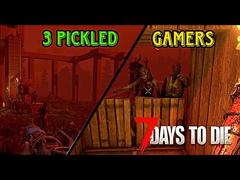 Our First Horde Night in 1.0 - 7 days to die 1.0