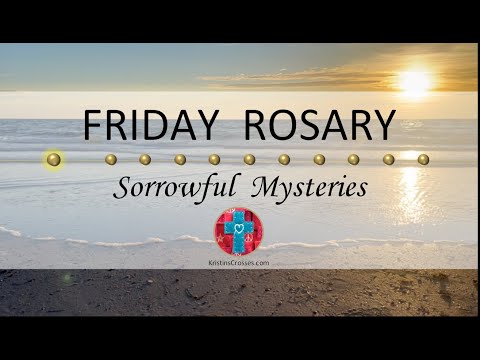 Friday Rosary • Sorrowful Mysteries of the Rosary 💜 August 11, 2023 VIRTUAL ROSARY - MEDITATION