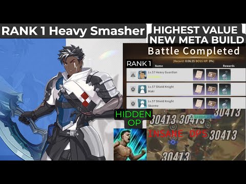 Blue Protocol RANK 1 Heavy Guardian Highest Value setup new meta build