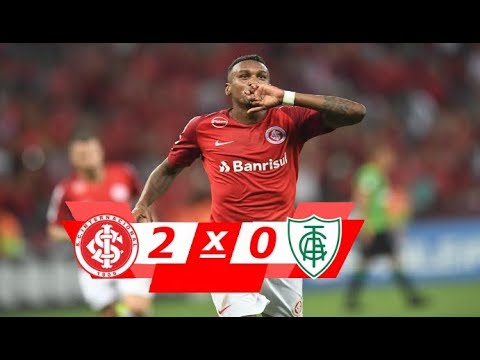 Internacional 2 x 0 América-MG - COMPLETO - Brasileirão Série A 2018