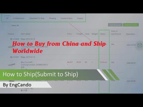 Part of a video titled How to Submit to Ship on Cssbuy - YouTube