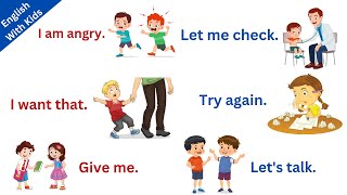 Speak English With Kids | Spoken English for kids | Daily use English sentences