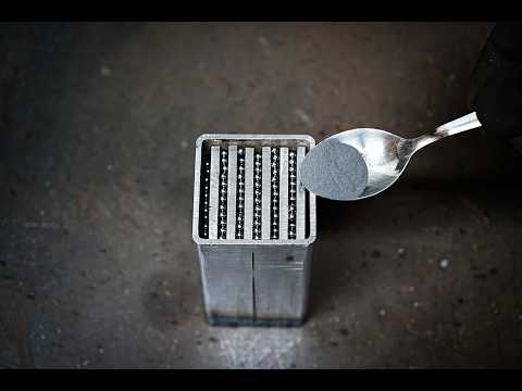 Forging Bunka Chefs Knife from Bearings and Steel Powder