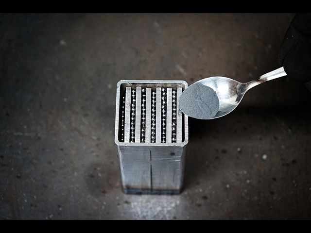 Forging Bunka Chefs Knife from Bearings and Steel Powder SDDEFAULT Thumbnail