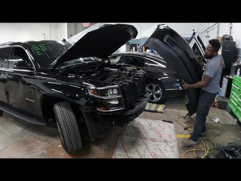 2017 Chevy Tahoe how to take the front bumper and head lamp off