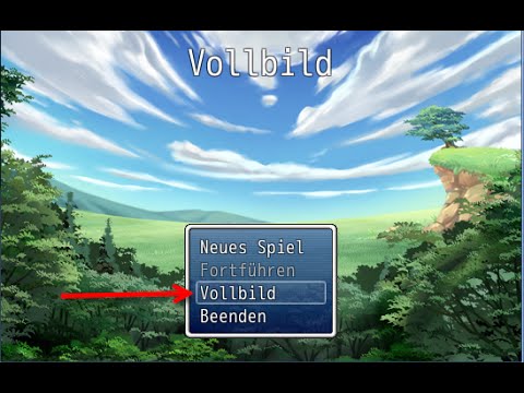 Menüpunkt Vollbild Startmenü - professionell - Tutorial RPG Maker VX Ace [Deutsch]