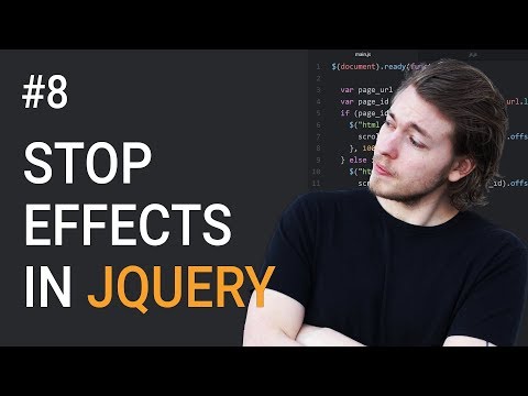 8 How to stop effects in jQuery Learn jQuery front end programming
