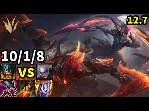 Olaf Jungle vs Diana - EUW Master | Patch 12.7