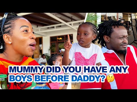 DAMN!!! 😳 HOW DO YOU ANSWER SUCH QUESTIONS??? OUR KIDS CAUGHT US OFFGUARD 🙆🏻‍♀️ || DIANA BAHATI