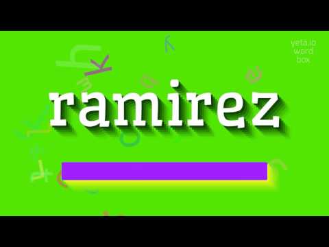 How to say "ramirez"! (High Quality Voices)
