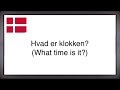 150 Basic Danish Phrases! (Greetings, self-introduction, work, asking for directions, etc.)