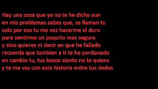 Mi historia entre tus dedos (Letra) - Franco de vita