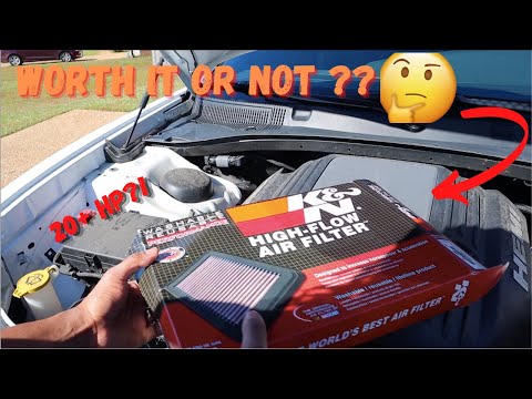 K&N HIGH PERFORMANCE AIR FILTER (REVIEW/INSTALL)**WORTH IT?**