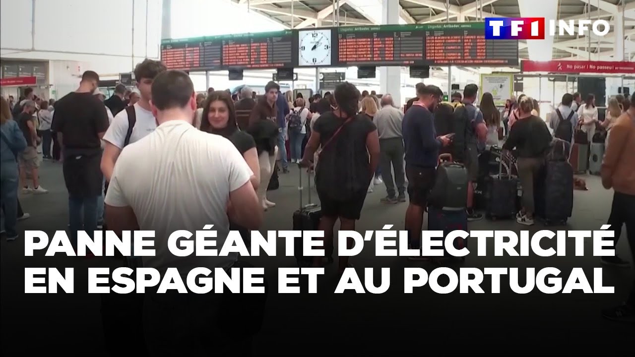 Panne géante d'électricité en Espagne et au Portugal｜TF1 INFO