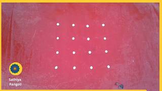 4x4 seq 131 | புரட்டாசி மாத சிறப்பு கோலம் | purattasi month special kolam |simple muggulu