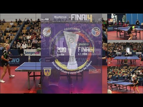 Buderus Final Four der Damen am 06.01.2019 - Deutsche Pokalmeisterschaften  im Tischtennis