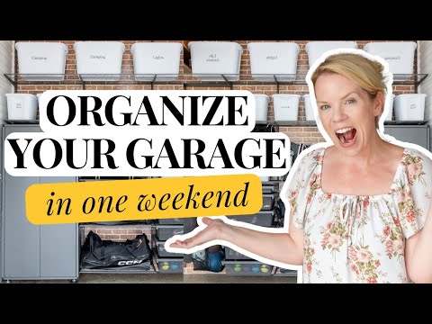 Garage Organization and Storage Ideas -  Organizing Makeover