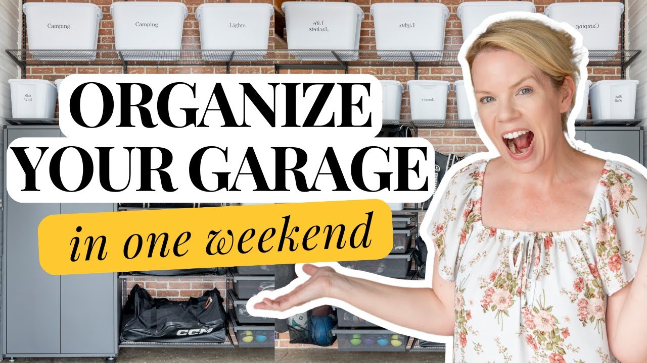 Garage Organization and Storage Ideas - Organizing Makeover
