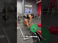 Quick reps of 275 lbs on deadlift
