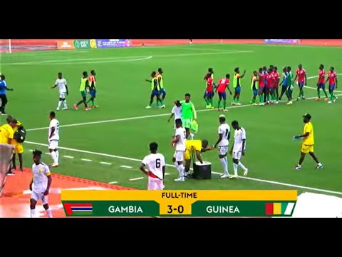 Gambia 3 vs 0 Guinea CAF U20 Africa Nations Cup 2025 Qualifiers Highlights & Goals