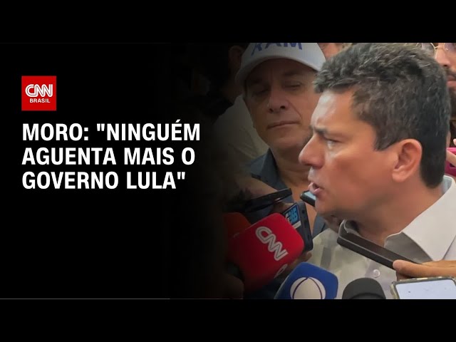 “Governo Lula já acabou”, diz Sergio Moro em evento de Caiado | BASTIDORES CNN