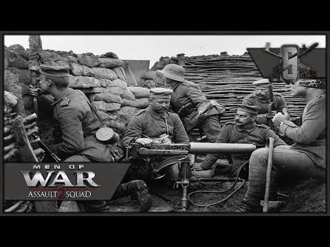 Heavy German Frontal Trench Assault - WW1 Mod - MoW:AS 2 Multiplayer Gameplay