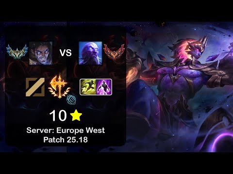 Sylas Mid vs Ryze - EUW Challenger - Patch 25.18