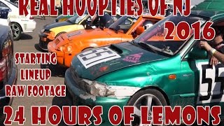 H&amp;D Racing 2016 Real Hoopties of NJ Starting Line up RAW Footage