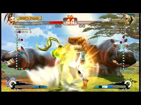 Toncotsu (Ibuki) vs sunset01 (Sagat)