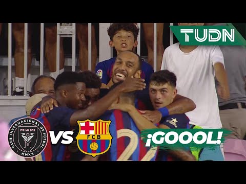 What a finish! Barça's goal | Inter Miami 0-1 Barcelona | International Friendly | TUDN