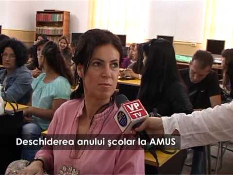 Deschiderea anului şcolar la AMUS