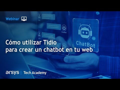 Webinar: Como utilizar Tidio para crear un chatbot en tu web
