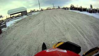 preview picture of video 'MSXRA snocross Alpena Junior 14-15'